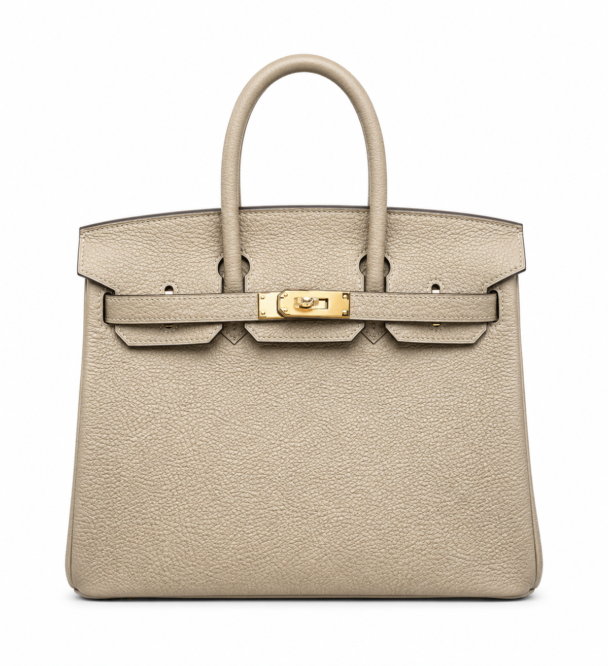Birkin 25 Retourne in Trench Togo Leather (Gold Hardware)