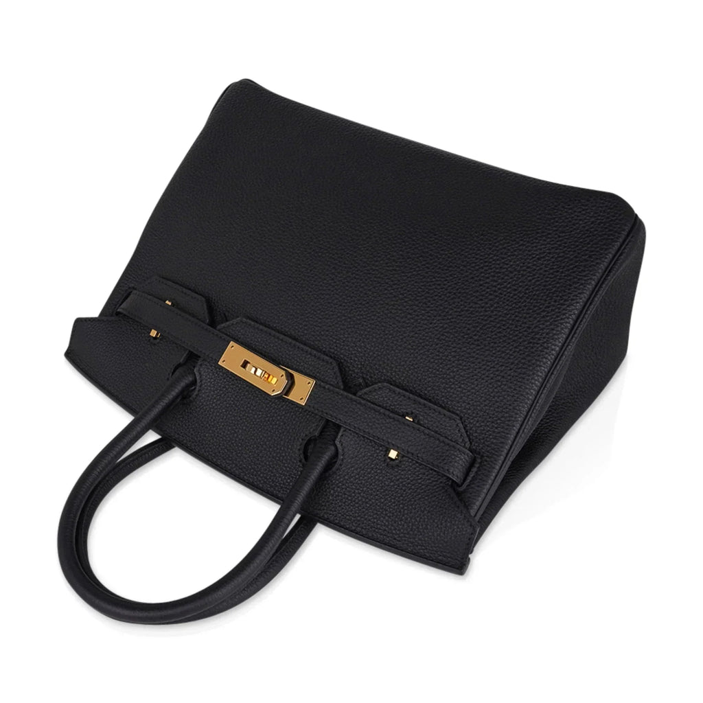 Birkin 30 Bag Black Togo Leather with Gold Hardware