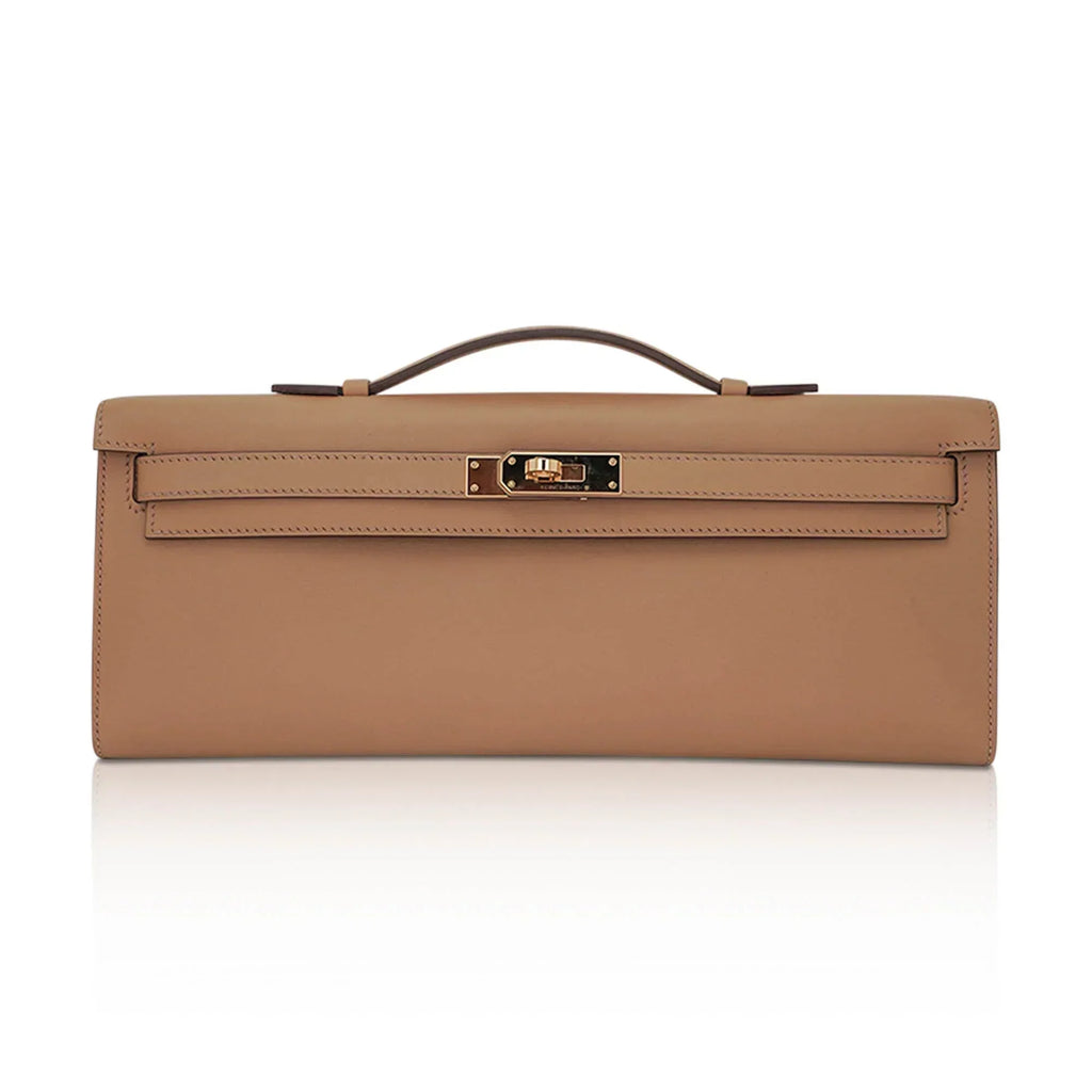 Limited Edition Kelly Cut Bag Biscuit with Gold Hardware