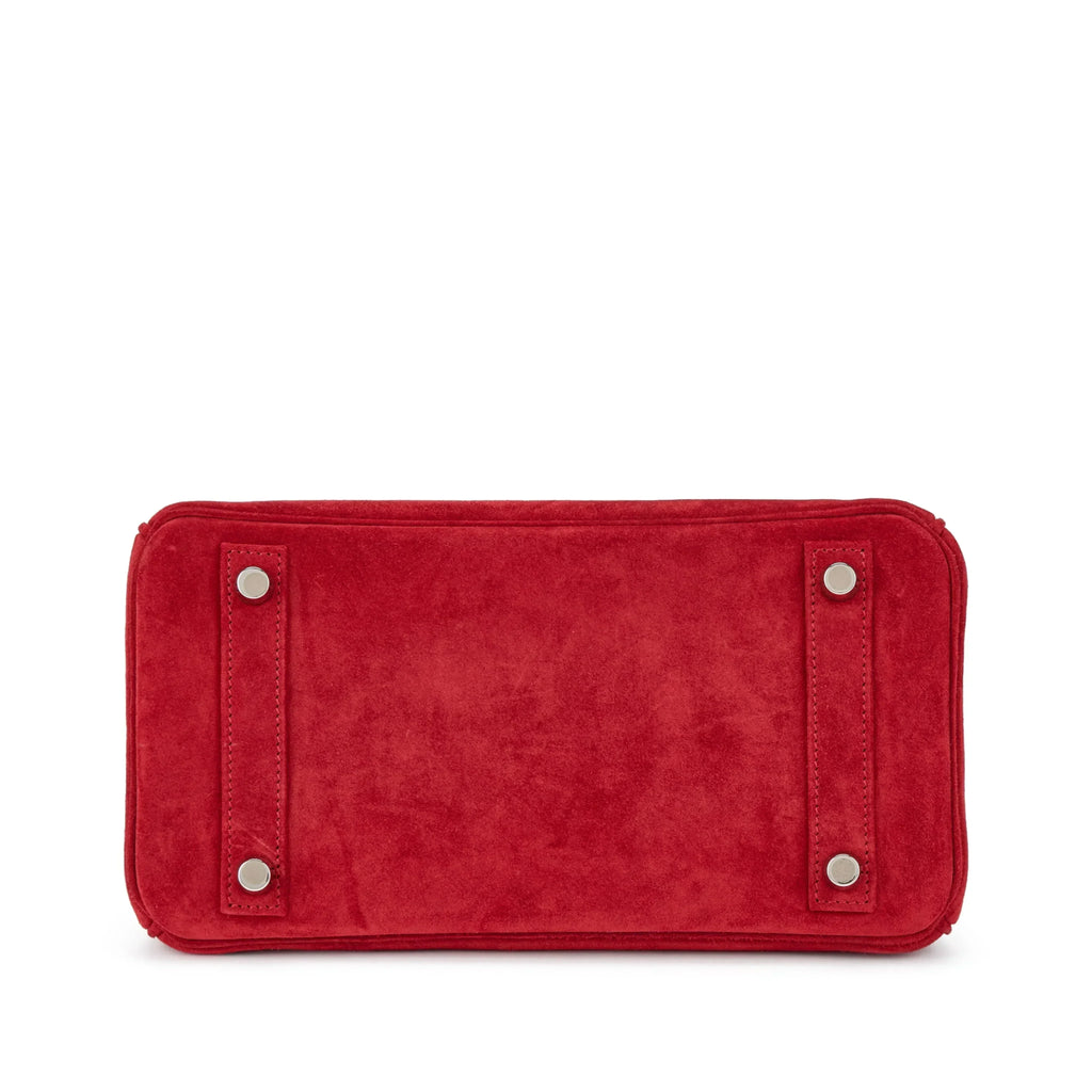 Birkin 25 Palladium Hardware Rouge Vif Doblis