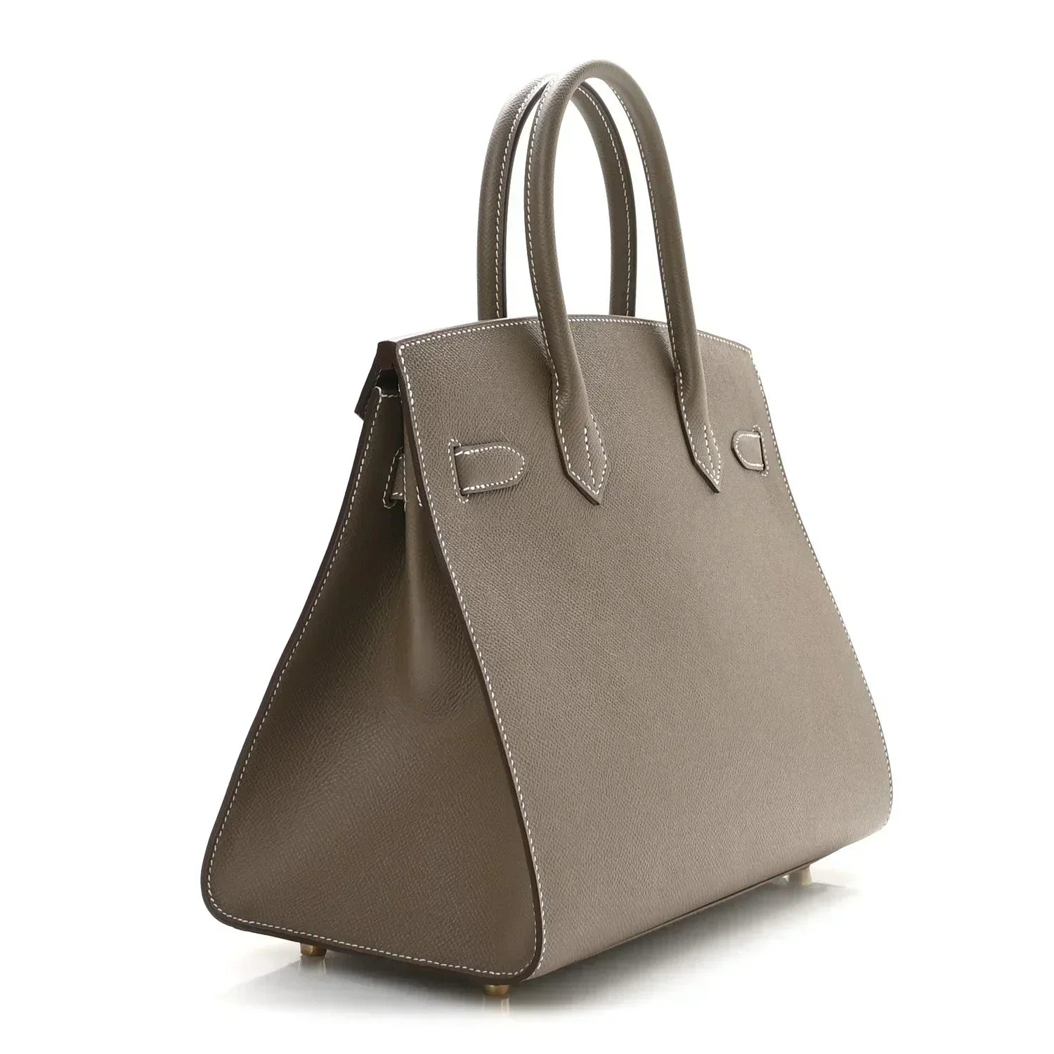 Birkin Sellier 30 Etoupe Epsom Quilted Epsom Leather