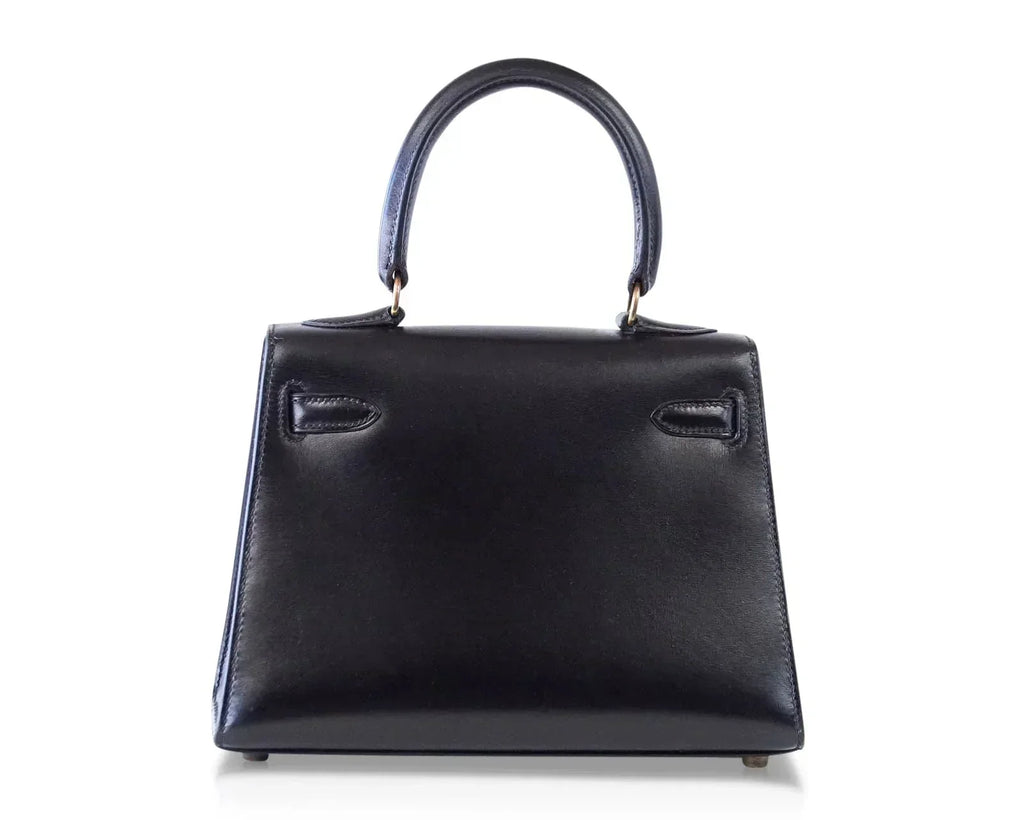 Kelly 20 Mini Sellier Vintage Bag Box Leather Gold Hardware