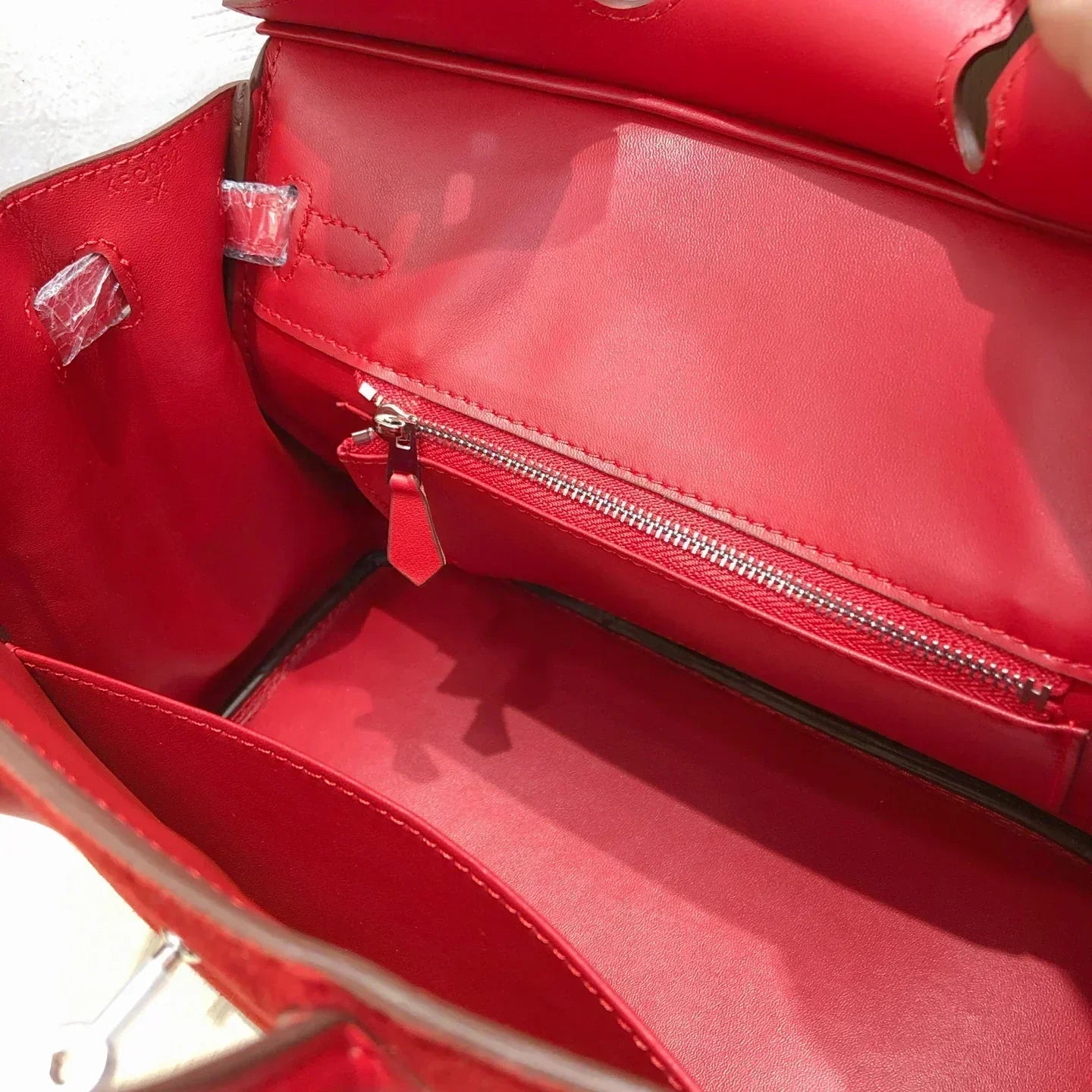 Birkin 25 Palladium Hardware Rouge Vif Doblis