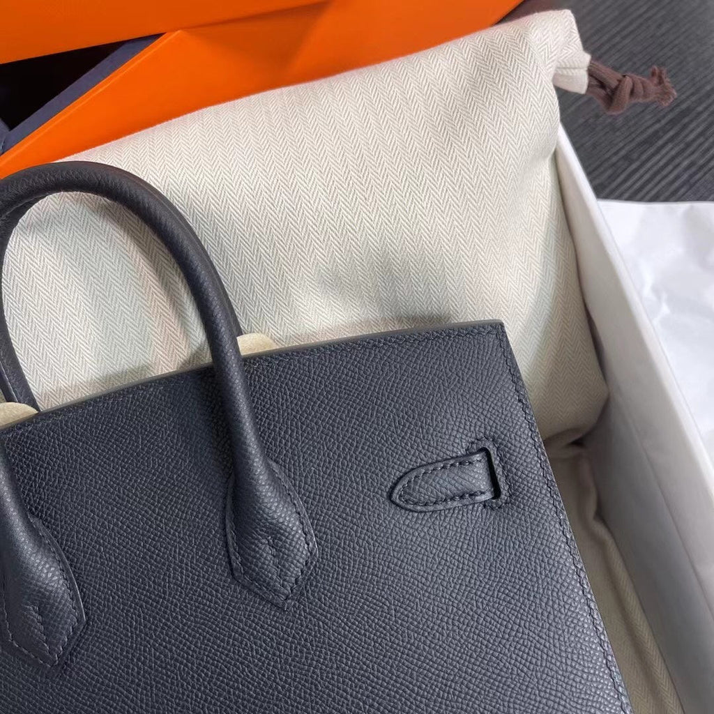 Birkin 25 Sellier 89 Black Epsom Gold Hardware