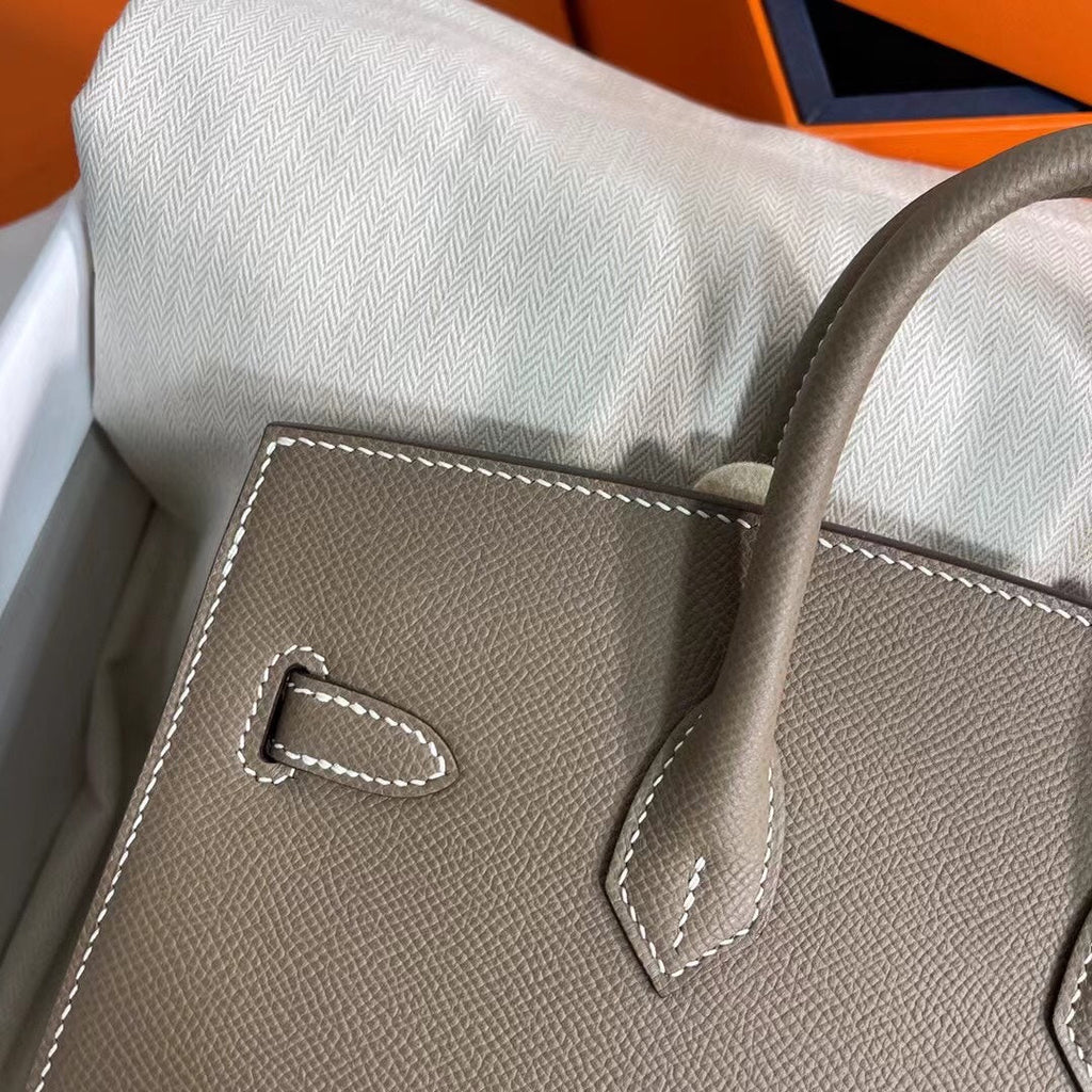 Birkin 25 Sellier 18 Etoupe Epsom Gold Hardware