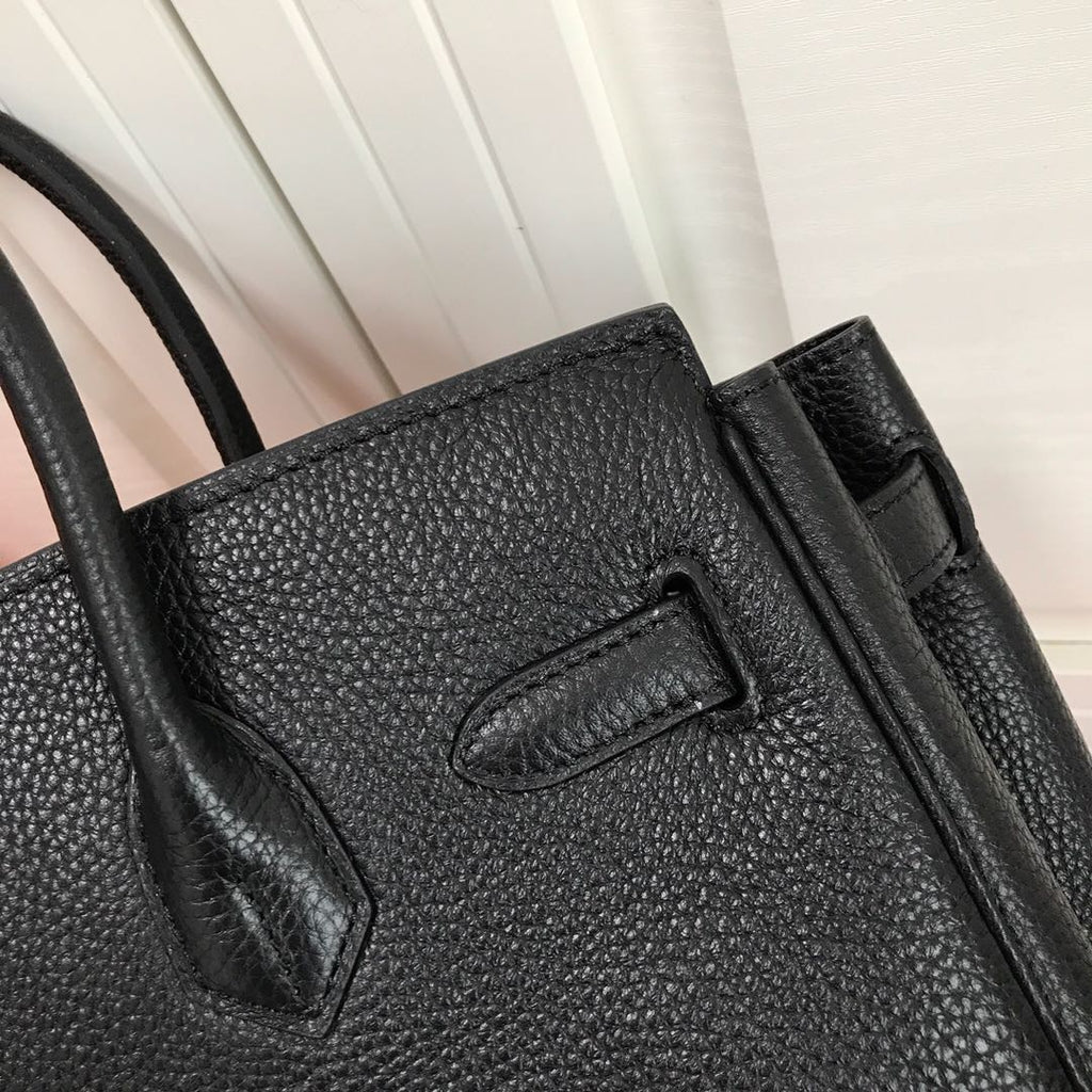 Birkin Retourne in Noir Togo Leather with Contrast Interior (Gold Hardware)