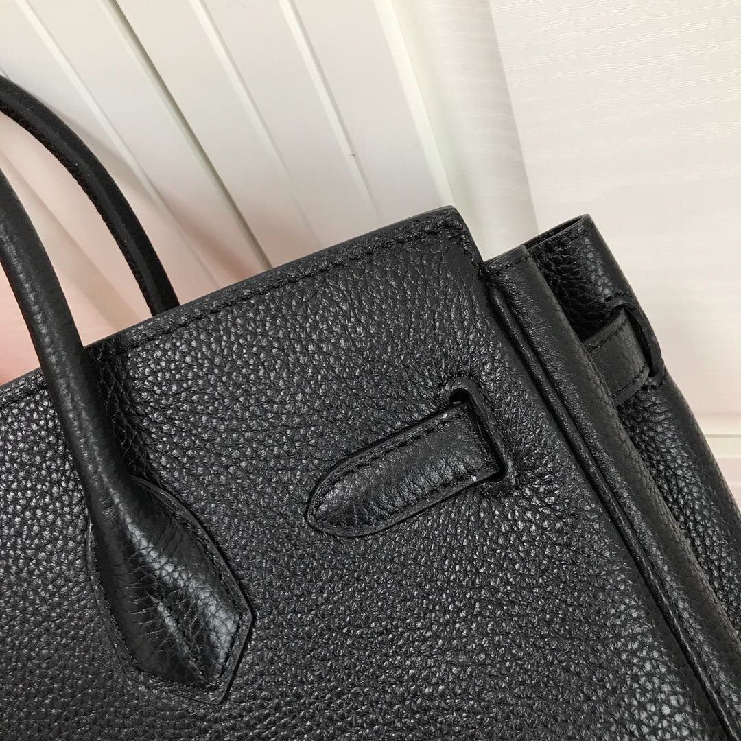 Birkin Retourne in Noir Togo Leather with Contrast Interior (Gold Hardware)