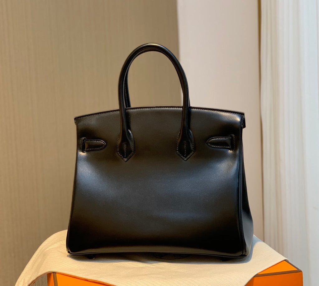 Rare Limited Edition Birkin 30cm So Black Total Matte-Hardware Luxury Tote