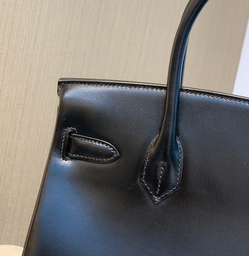 Rare Limited Edition Birkin 30cm So Black Total Matte-Hardware Luxury Tote