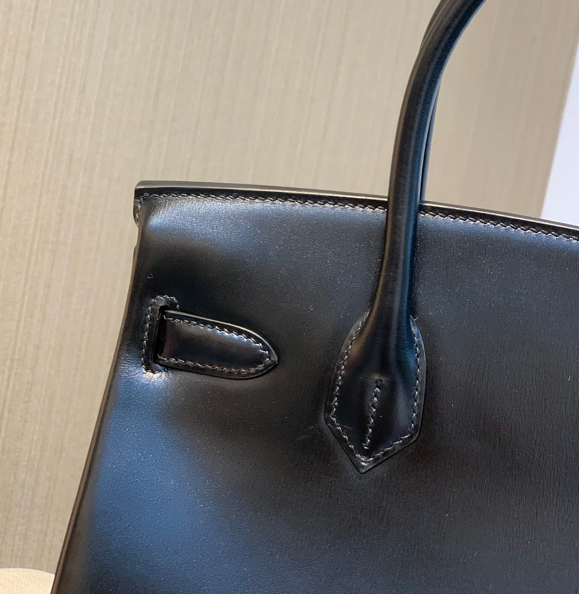 Rare Limited Edition Birkin 30cm So Black Total Matte-Hardware Luxury Tote