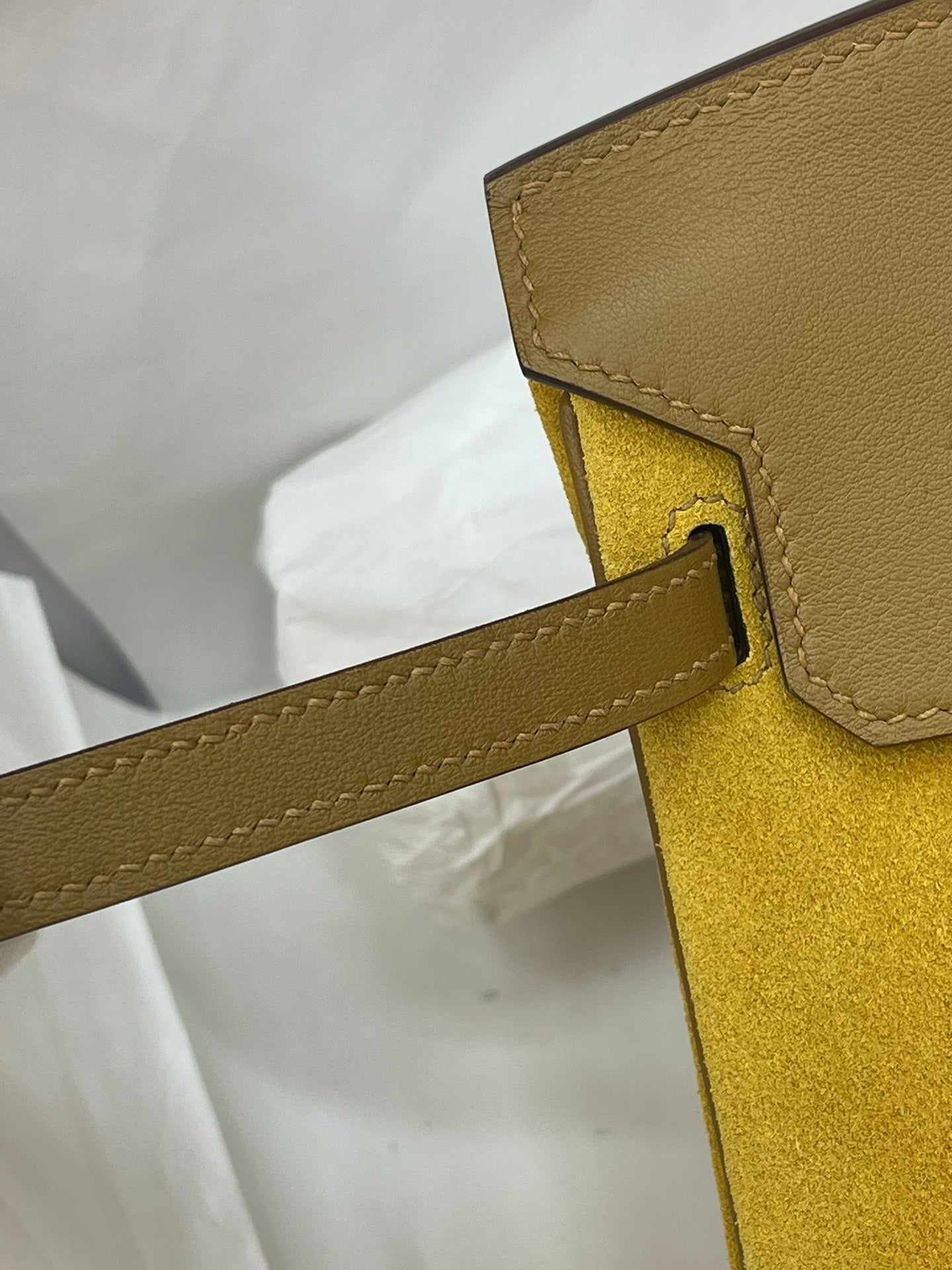 Mini Birkin 25cm Grizzly Edition in Weimaraner Beige & Suede (Silver Hardware)