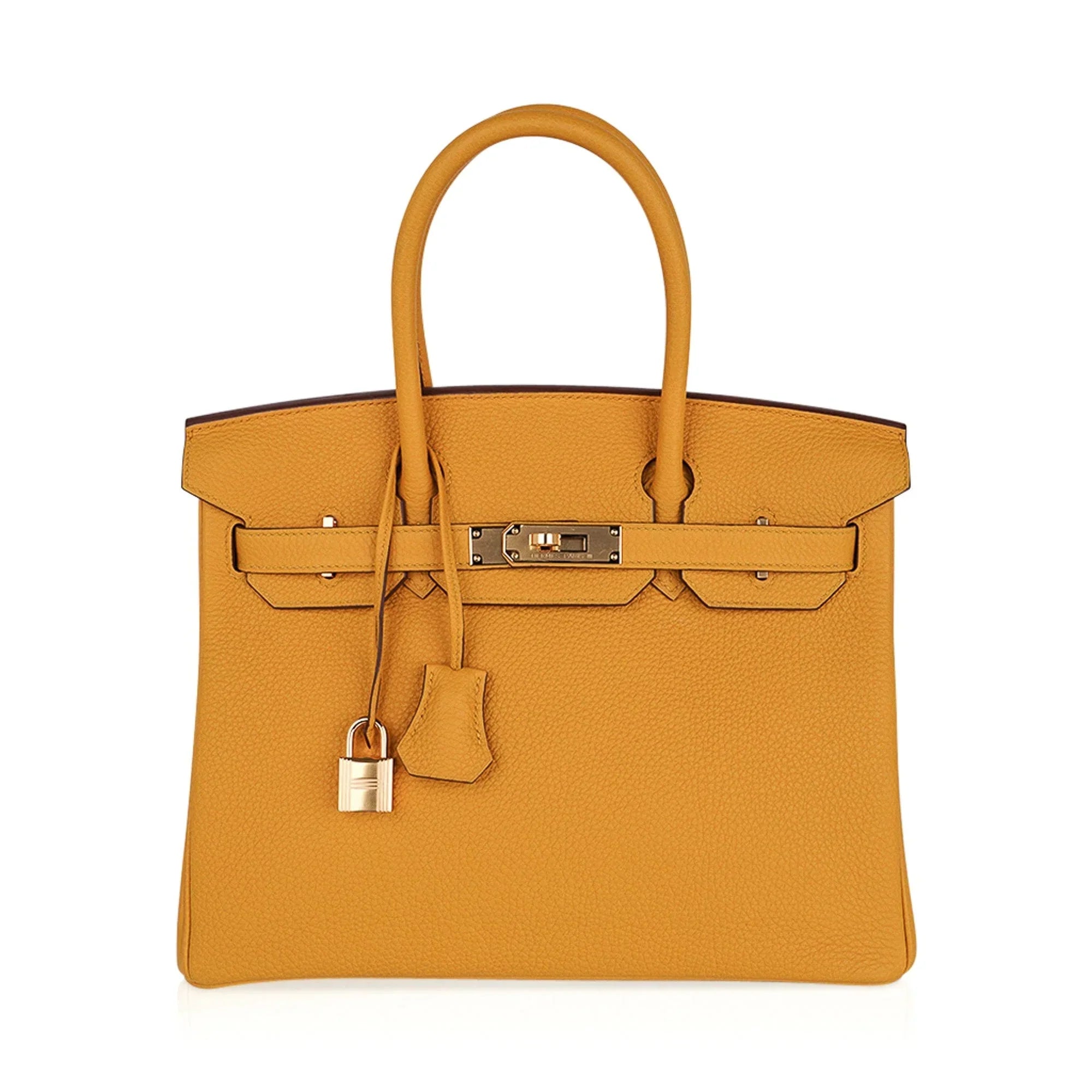 Birkin 30 Bag Jaune Ambre Gold Hardware Togo Leather