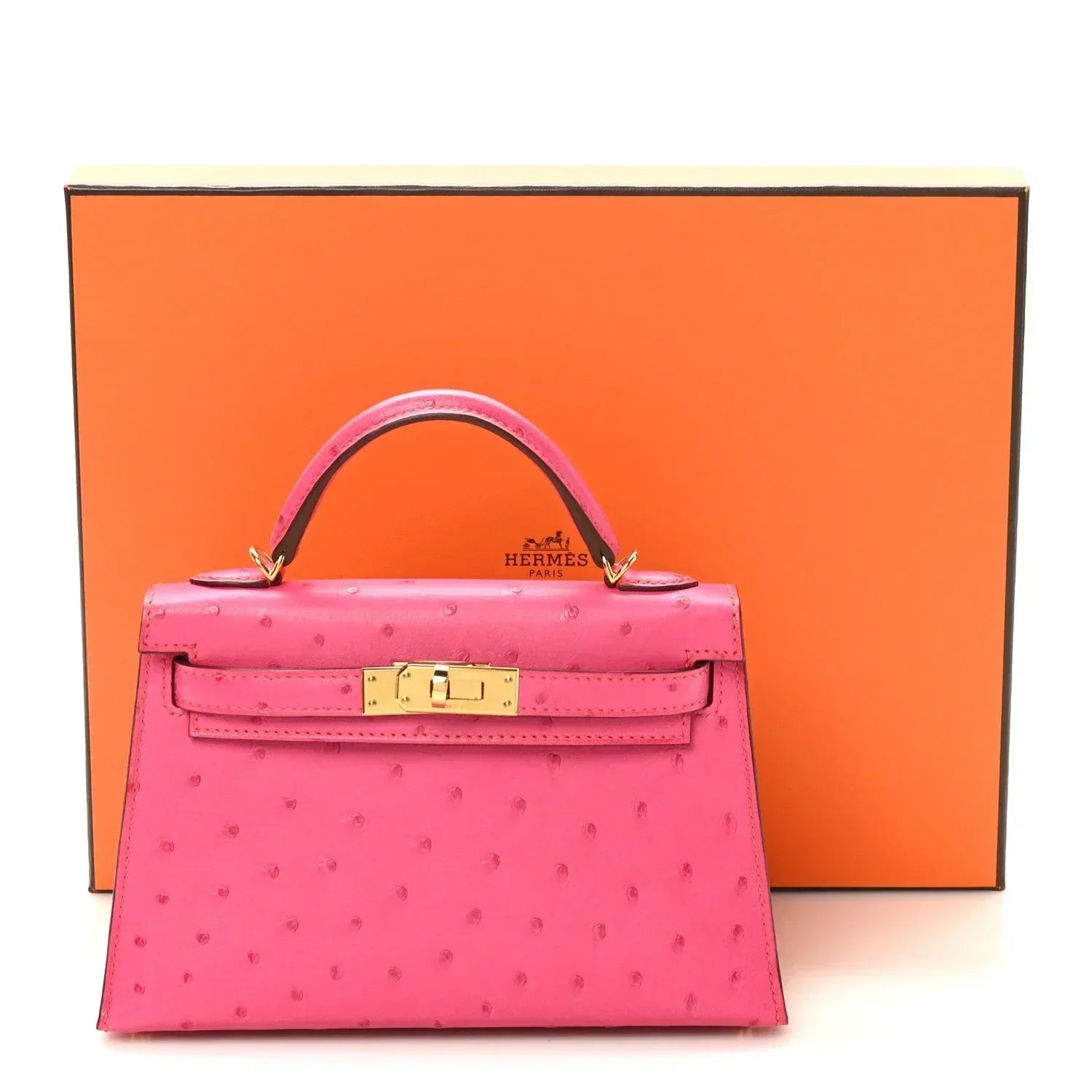 Kelly Sellier Mini 20 Rose Pop Orange Poppy gold Hardware