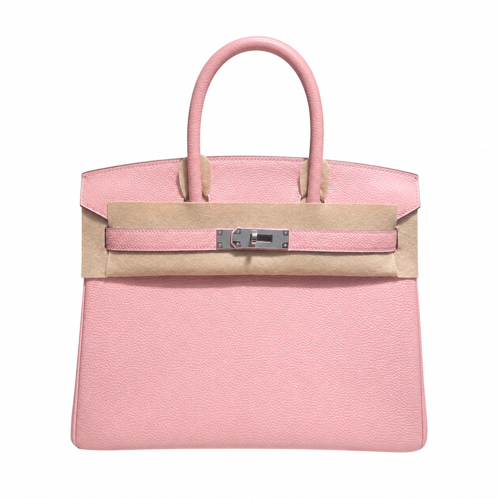 Birkin 25  Retourne 3Q Rose Sakura Togo Silver Hardware