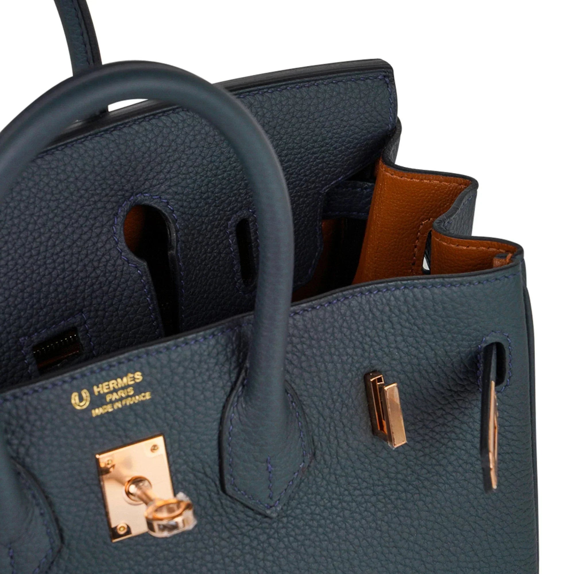 Special Order HSS Birkin 25 Bag Vert Cypress Togo Leather with Rose Gold Hardware