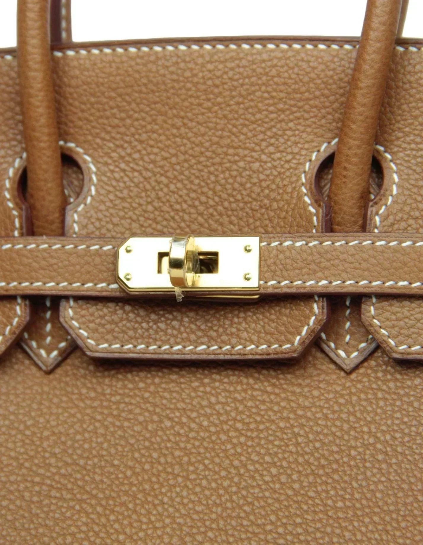 Birkin Gold Tan Togo Leather 25cm Togo calfskin leather Gold accessories