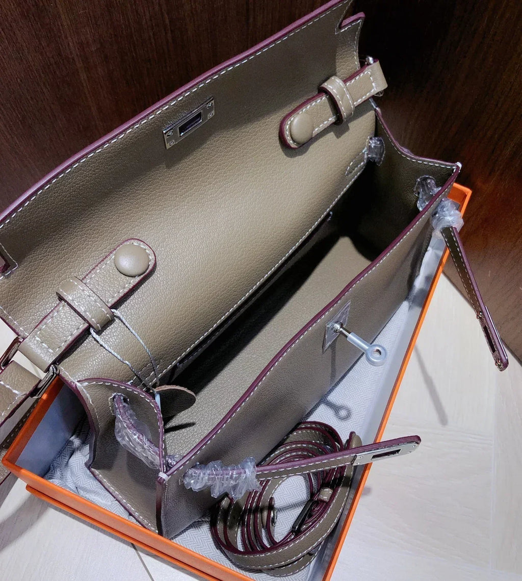 Kelly Wallet To Go Etoupe Epsom Palladium Hardware