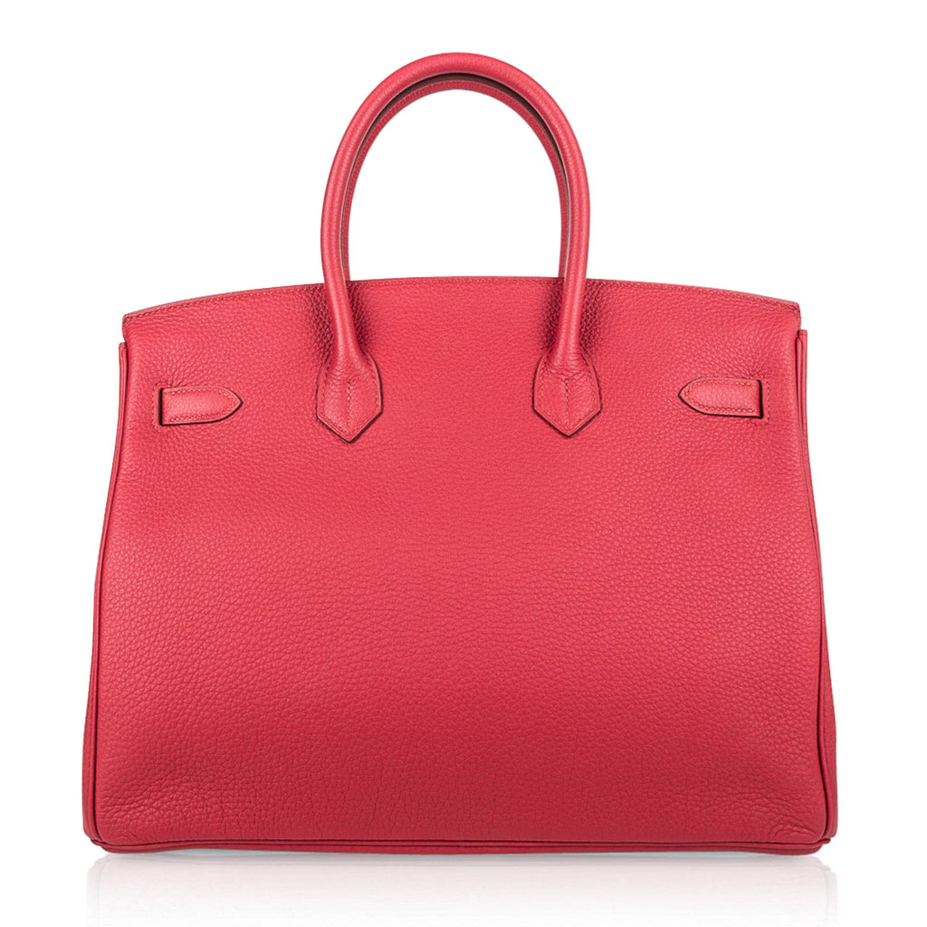 Birkin 35 Bag Vermillion Togo Leather with Gold Hardware
