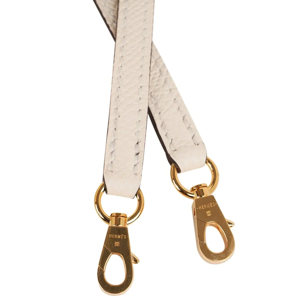 Mini Kelly 20 Bag Sellier Nata Epsom with Gold Hardware