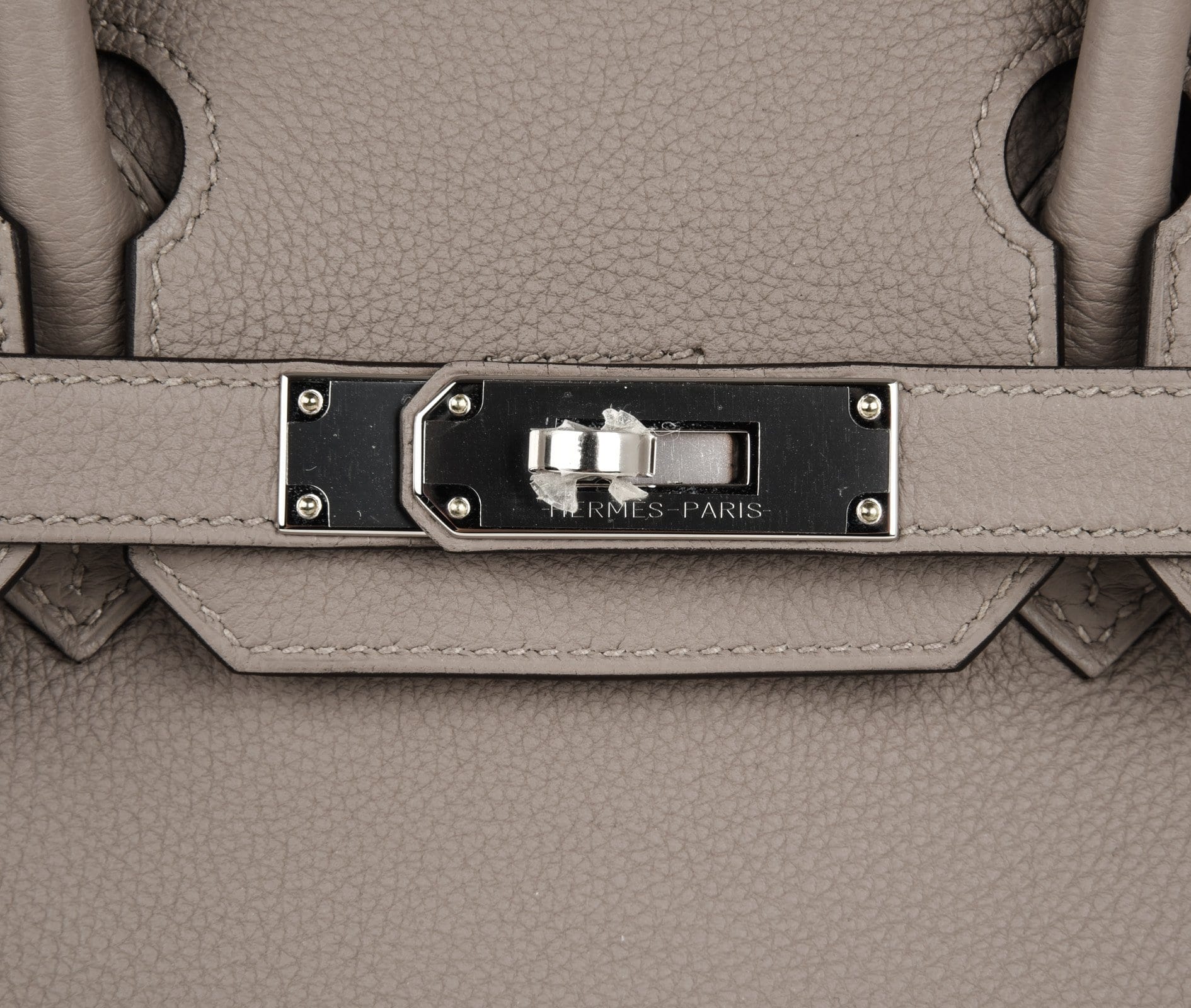 Birkin 30 Bag Gris Asphalte Togo Palladium Hardware