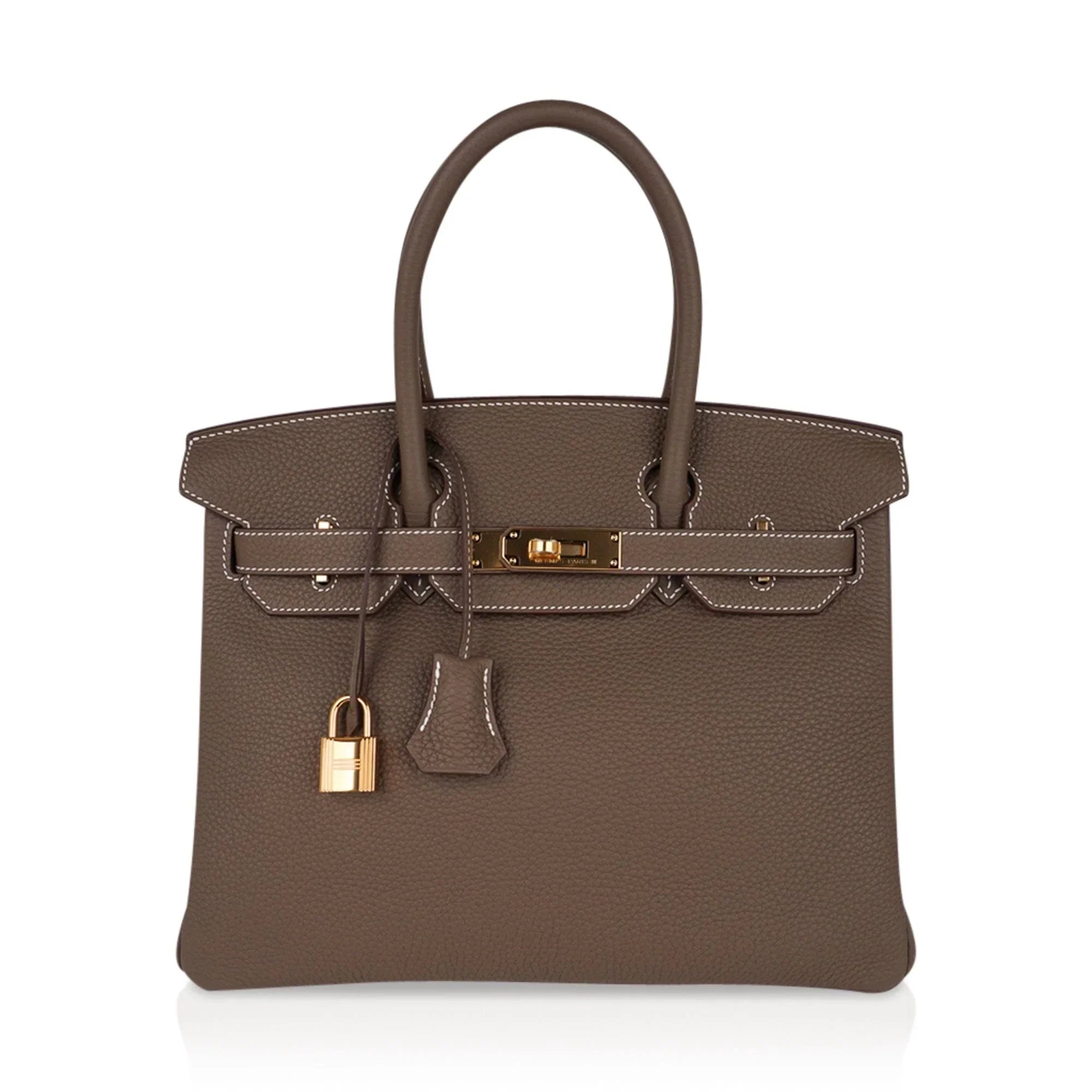 Birkin 30 Bag Etoupe (Taupe) Gold Hardware Togo Leather