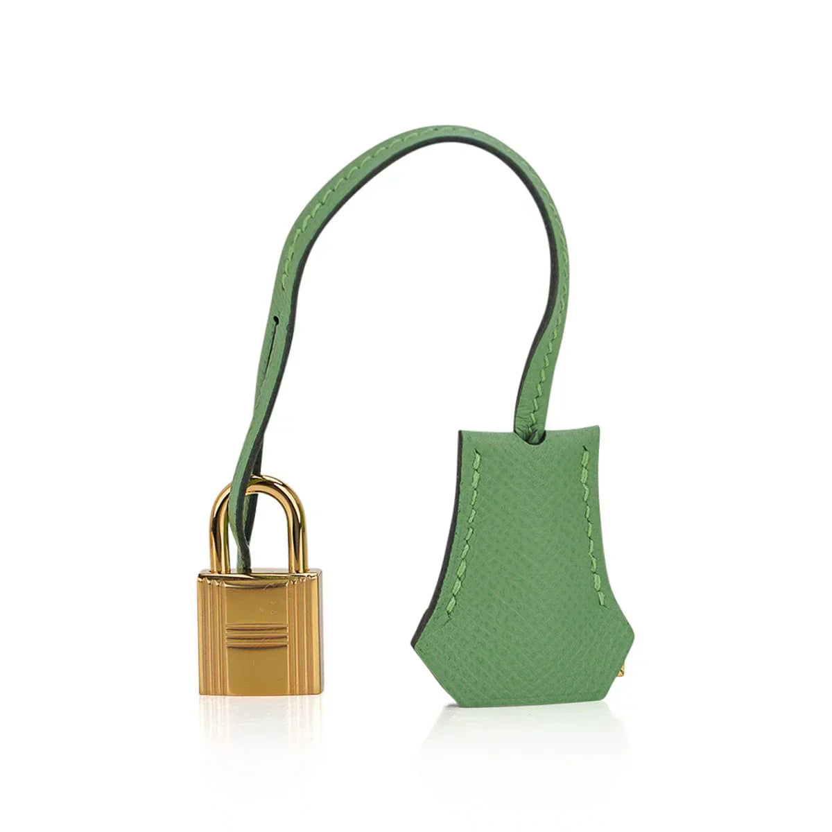 Kelly 25 Sellier Bag Vert Criquet Epsom Leather with Gold Hardware