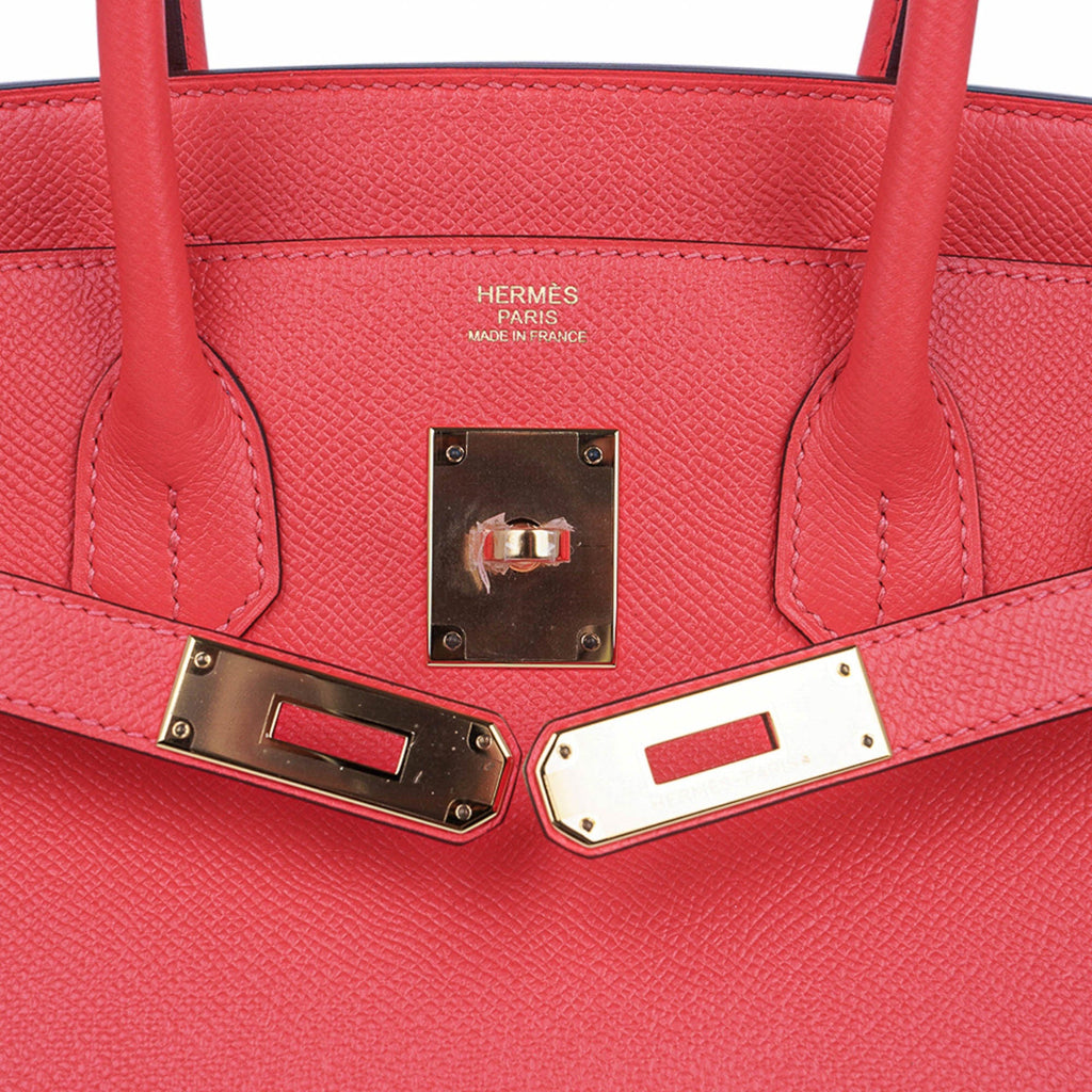 Birkin 30 Bag Rose Jaipur Epsom Leather with Gold Hardware