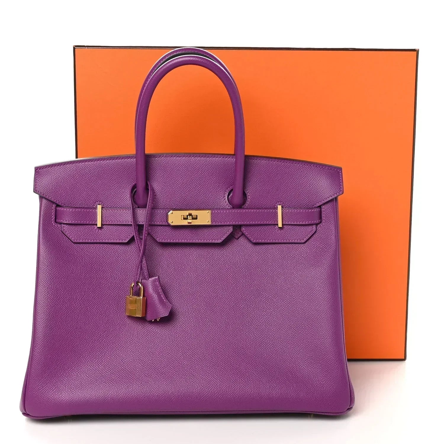 Birkin bag made of extremely Epsom Birkin 35 Anemone