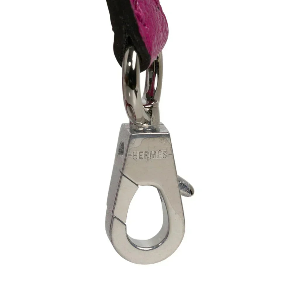 Mini Kelly 20 Bag Sellier Rose Pourpre Chevre Leather with Palladium Hardware
