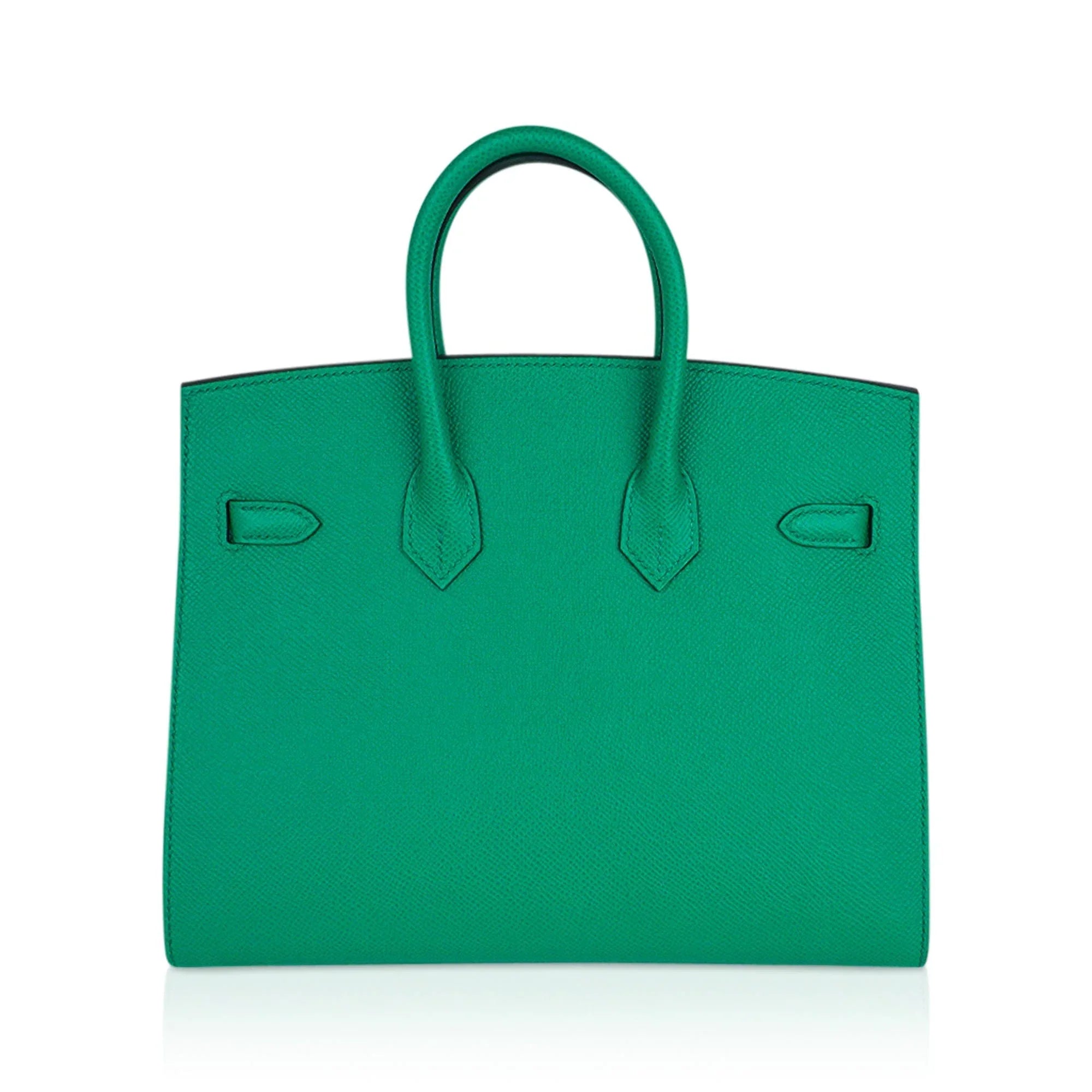 Birkin Sellier 25 Bag Vert Jade Epsom Leather with Gold Hardware