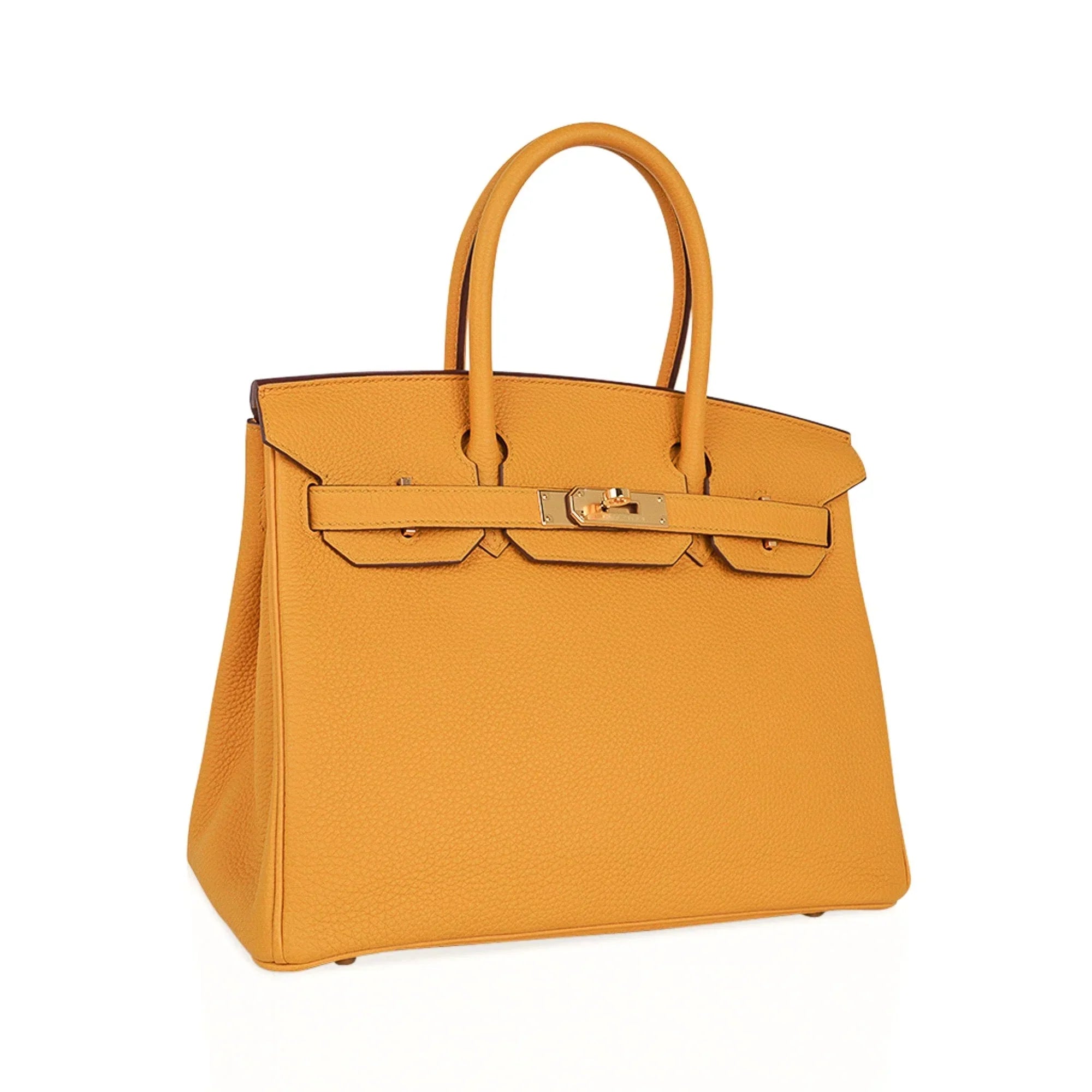 Birkin 30 Bag Jaune Ambre Gold Hardware Togo Leather