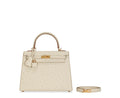 Kelly With Beton Ostrich Sellier Gold Harrdware