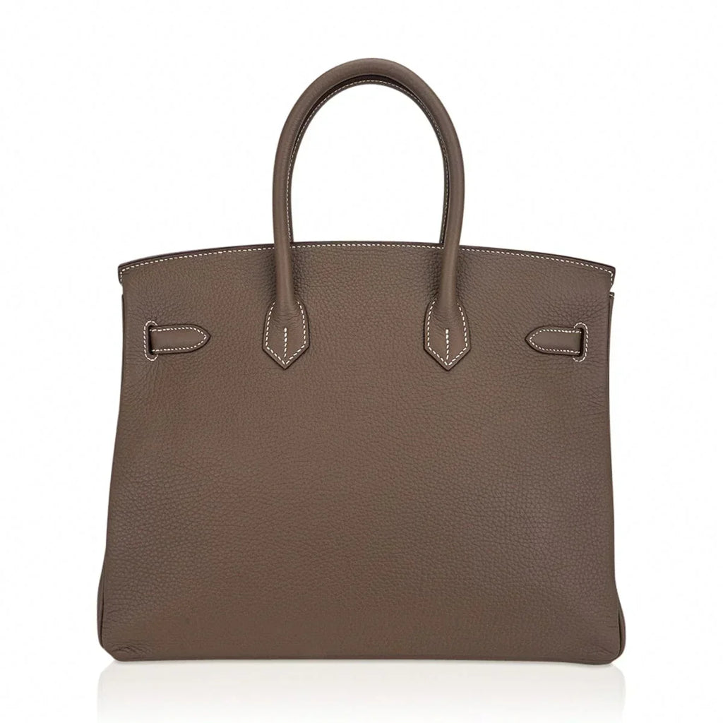 Birkin 35 Bag Etoupe Gold Hardware Togo Leather