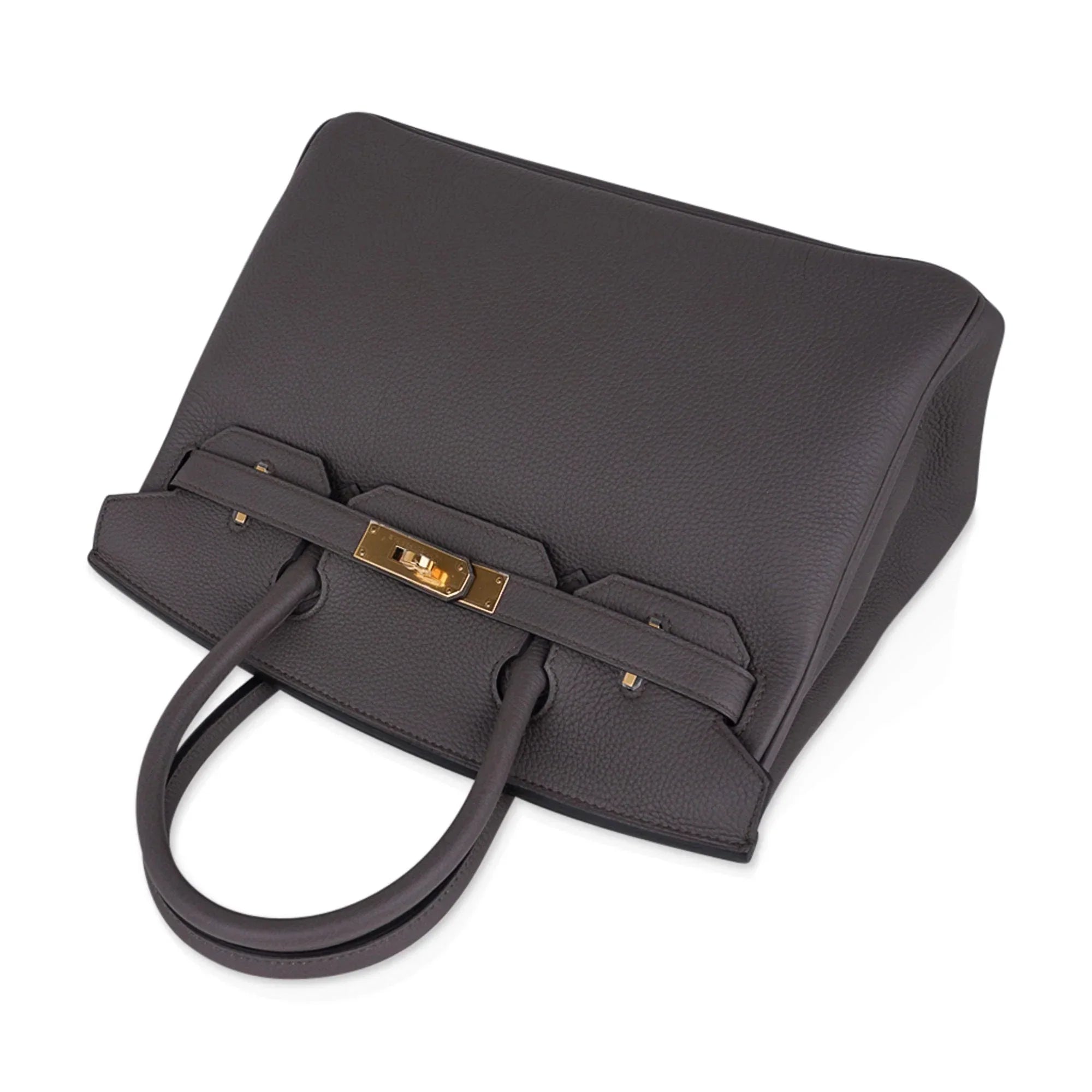 Birkin 30 Bag Etain Gray Coveted Gold Hardware Togo