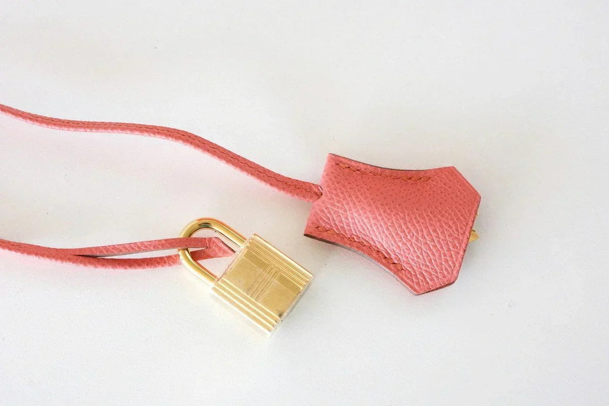 Birkin 35 Bag Flamingo Pink Gold Hardware Rare