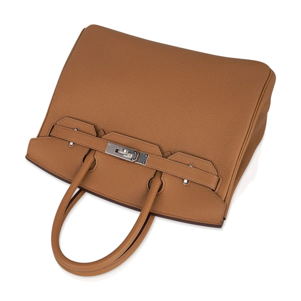 Birkin 30 Bag Biscuit Togo Leather with Palladium Hardware