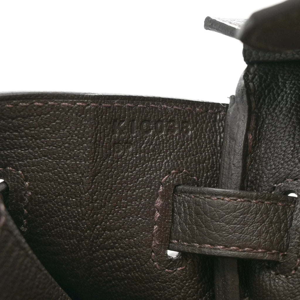 Birkin 25 Togo handbag is made of extremely soft calfskin