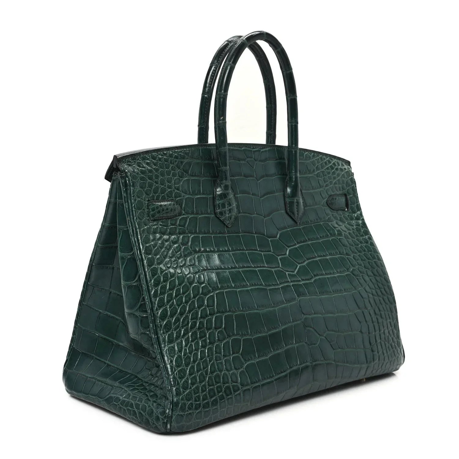 Birkin Vert Titien Matte Alligator Gold Hardware