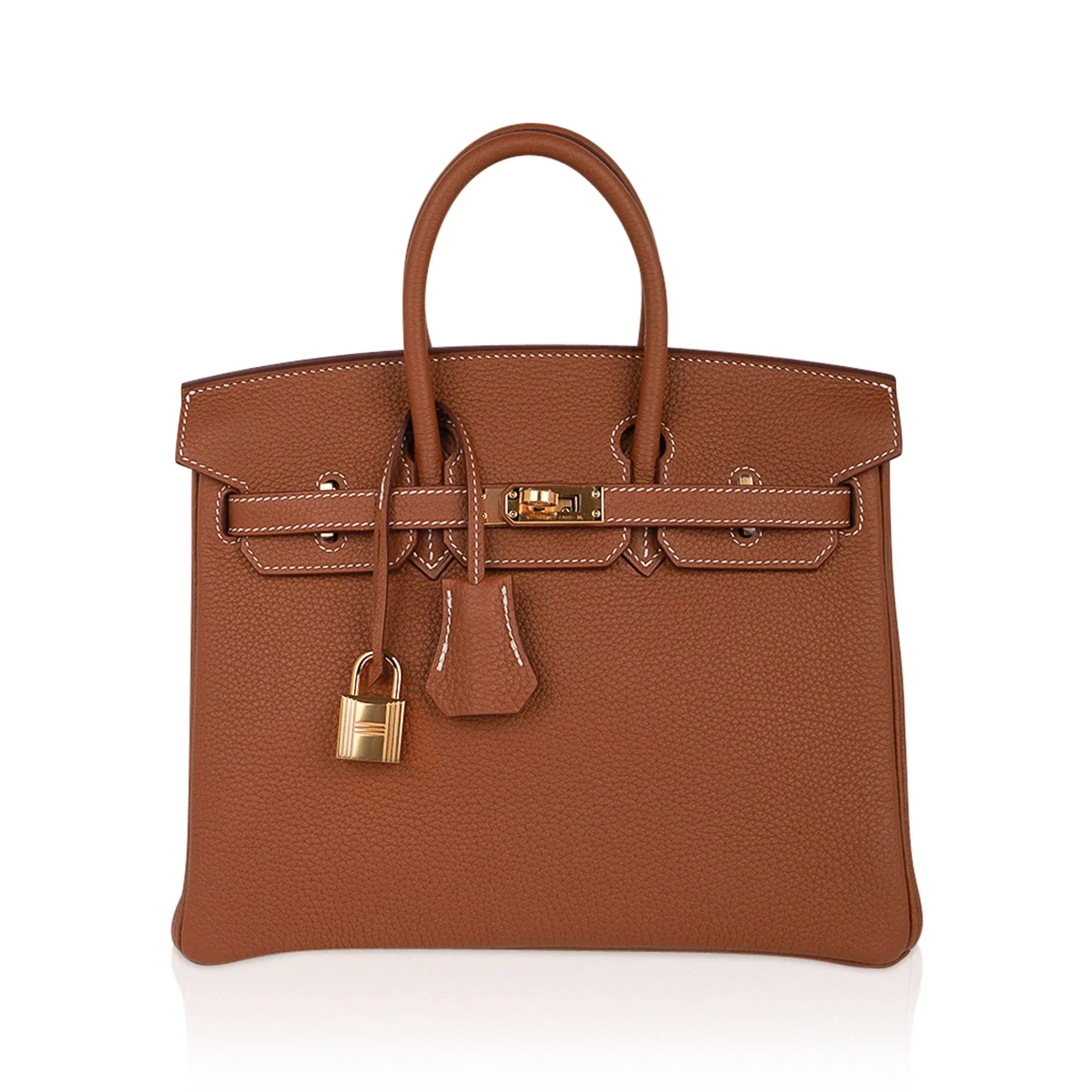 Birkin 25 Bag Gold Togo Leather with Gold Hardware