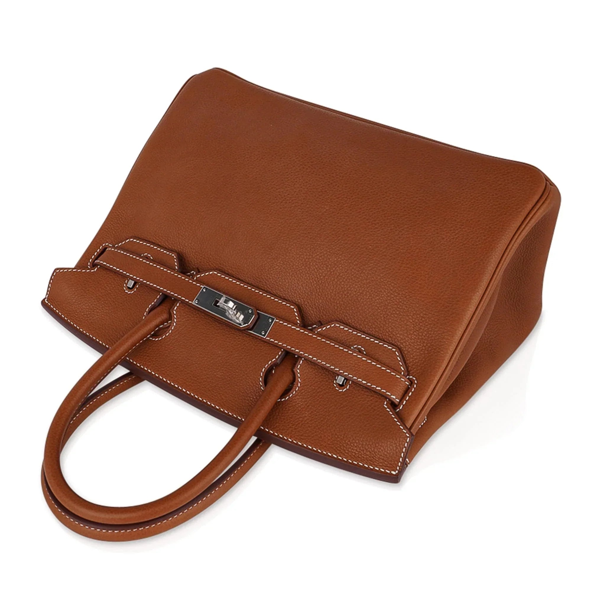 Birkin 30 Bag Barenia Faubourg Palladium Hardware