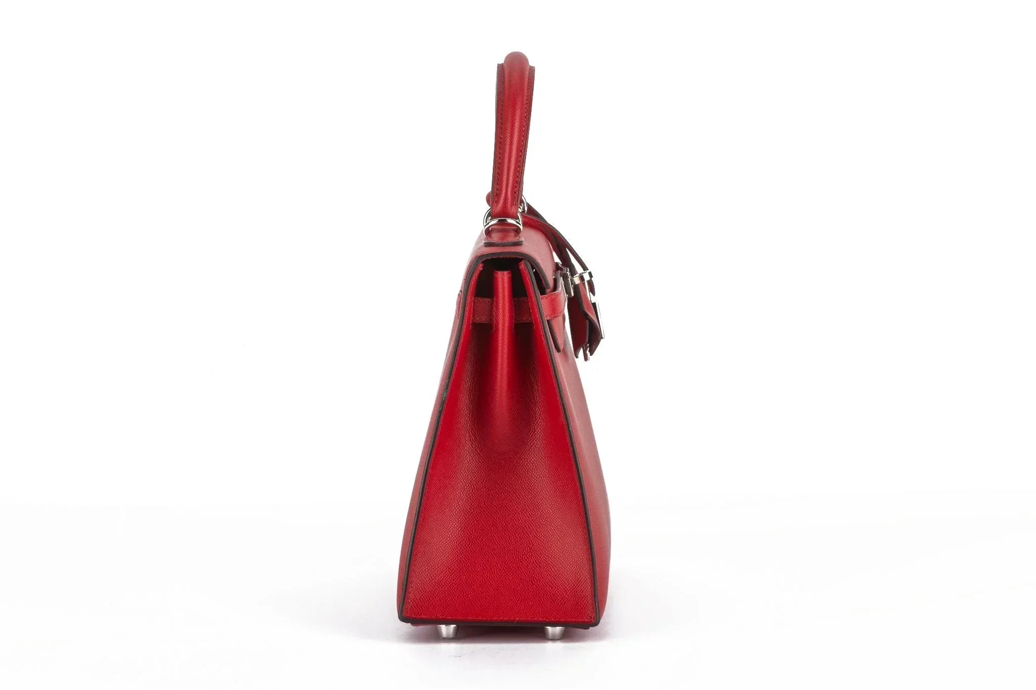 Kelly Sellier Verso Rouge Piment Palladium Hardware