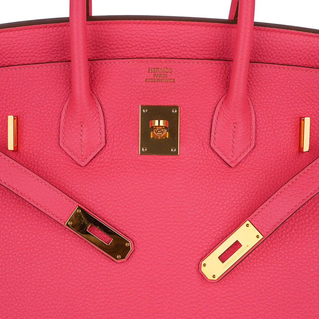 Birkin 35 Bag Rose Lipstick Pink Togo Gold Hardware