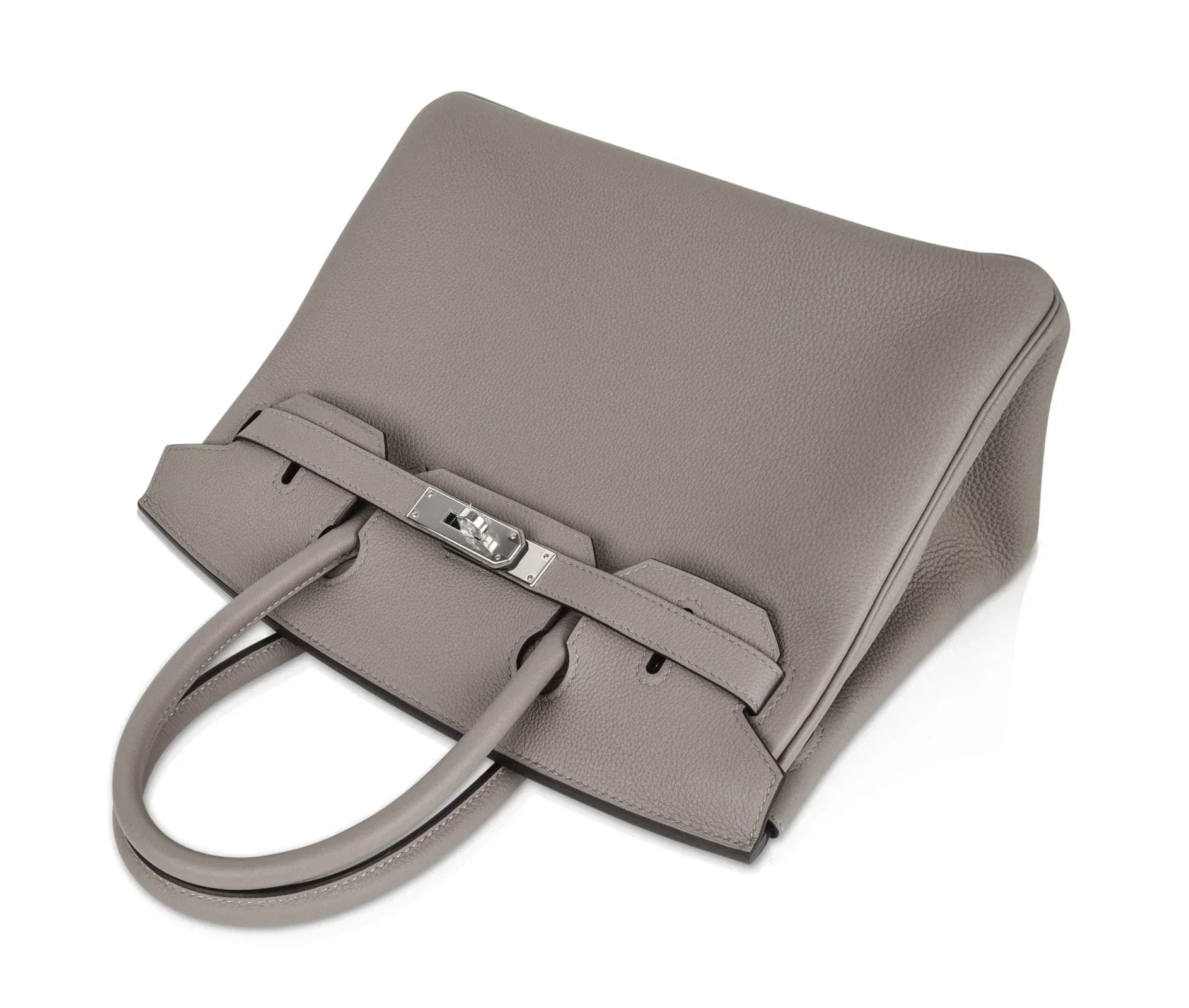 Birkin 30 Bag Gris Asphalte Togo Palladium Hardware