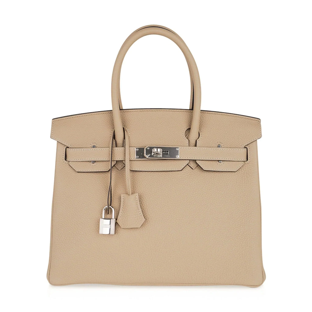 Birkin 30 Bag Trench Neutral Perfection Palladium Hardware