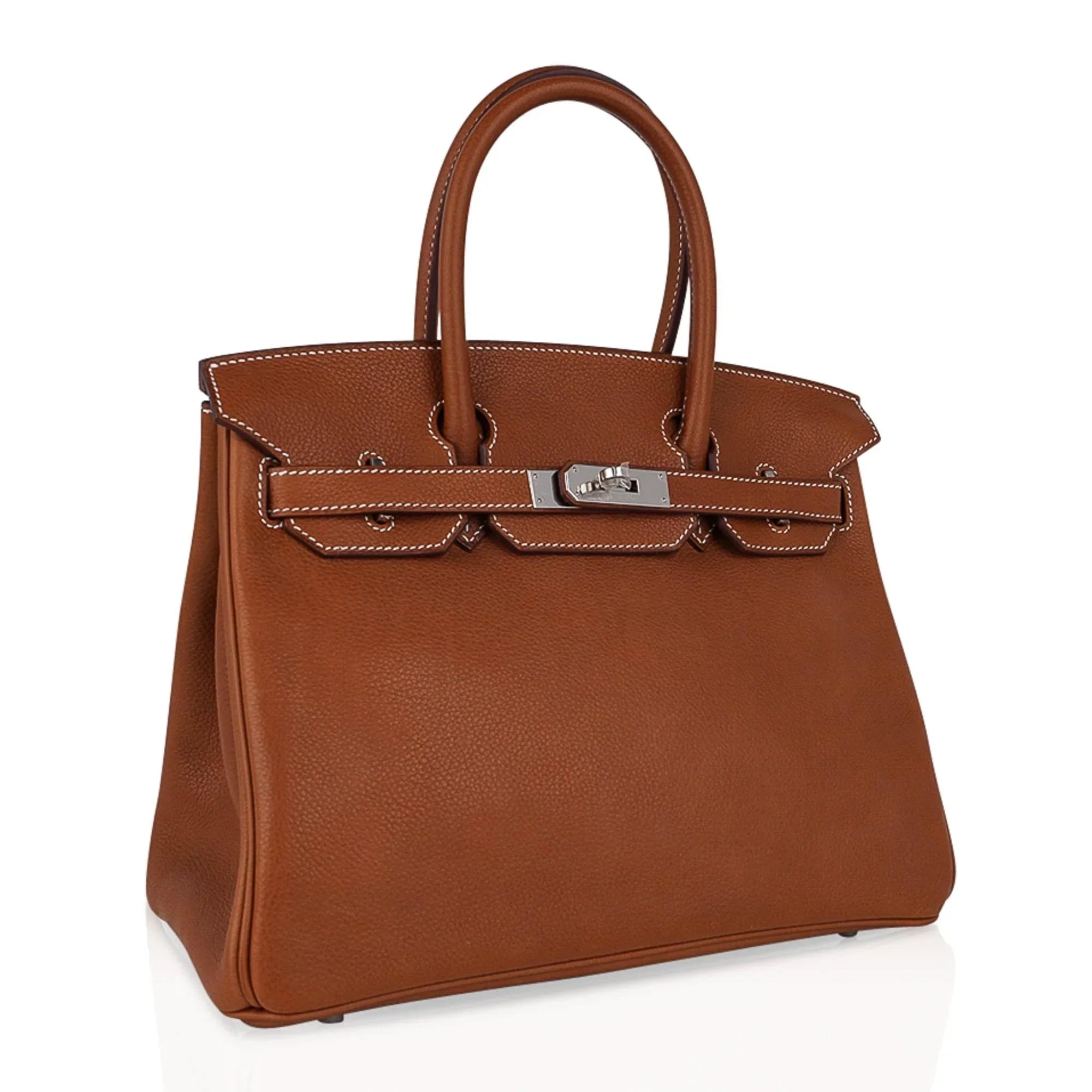 Birkin 30 Bag Barenia Faubourg Palladium Hardware