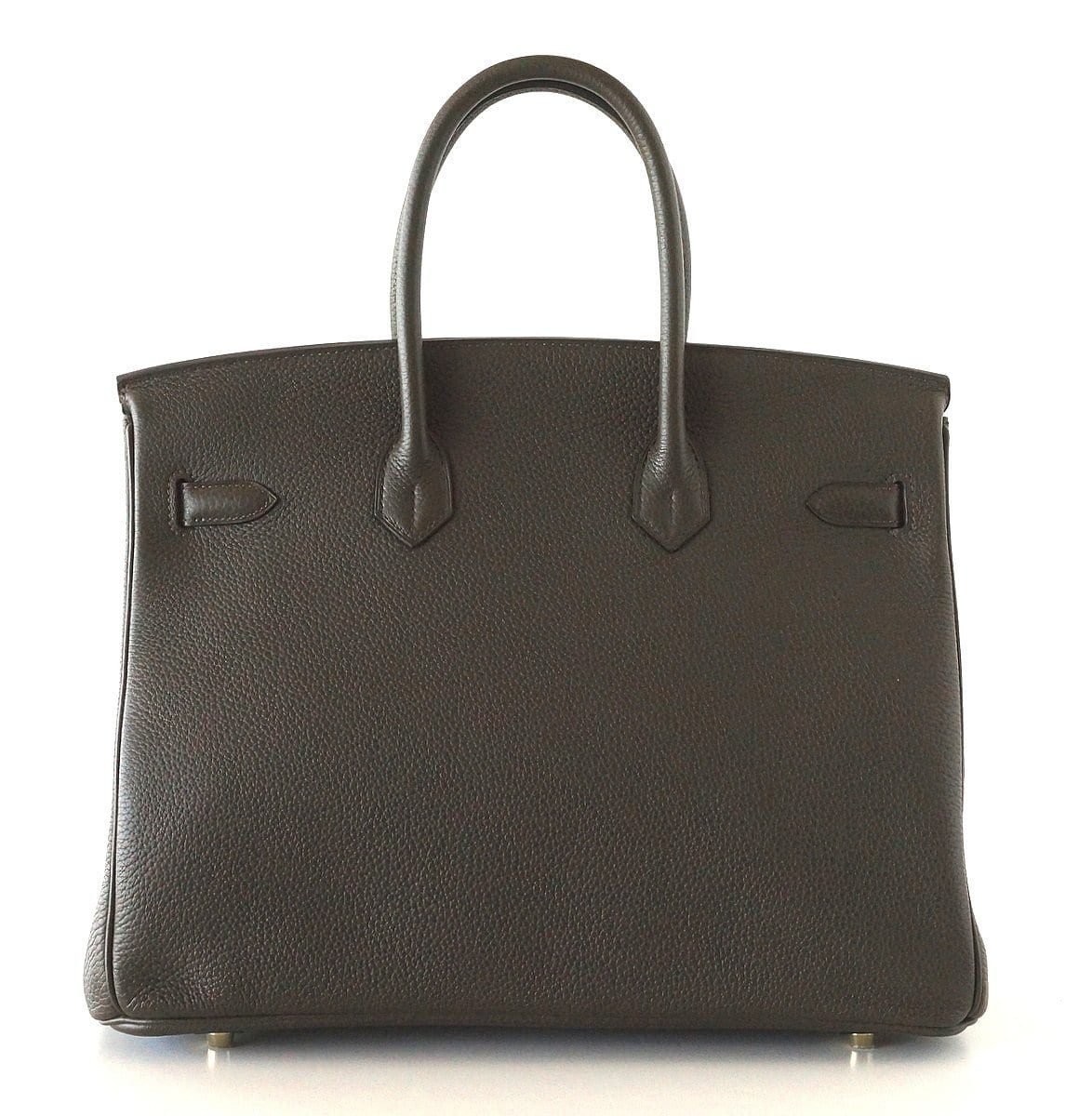 Birkin 35 Bag Vert Bronze Gold Hardware Veau Trekking Leather Very Rare