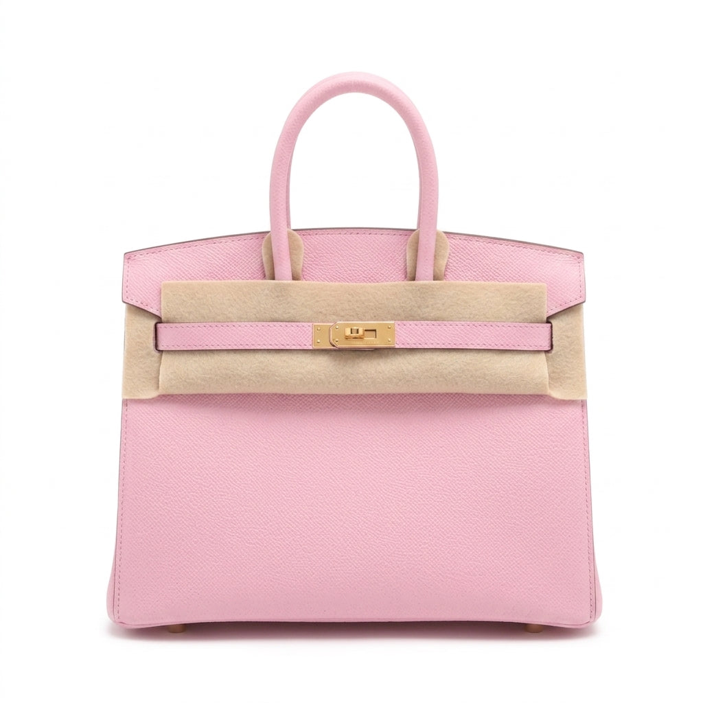 Birkin 25 Sellier Mauve Sylvestre Epsom Gold Hardware