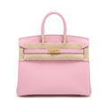 Birkin 25 Sellier Mauve Sylvestre Epsom Gold Hardware