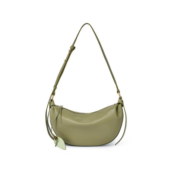 Soft Crescent Hobo Bag with Adjustable Strap