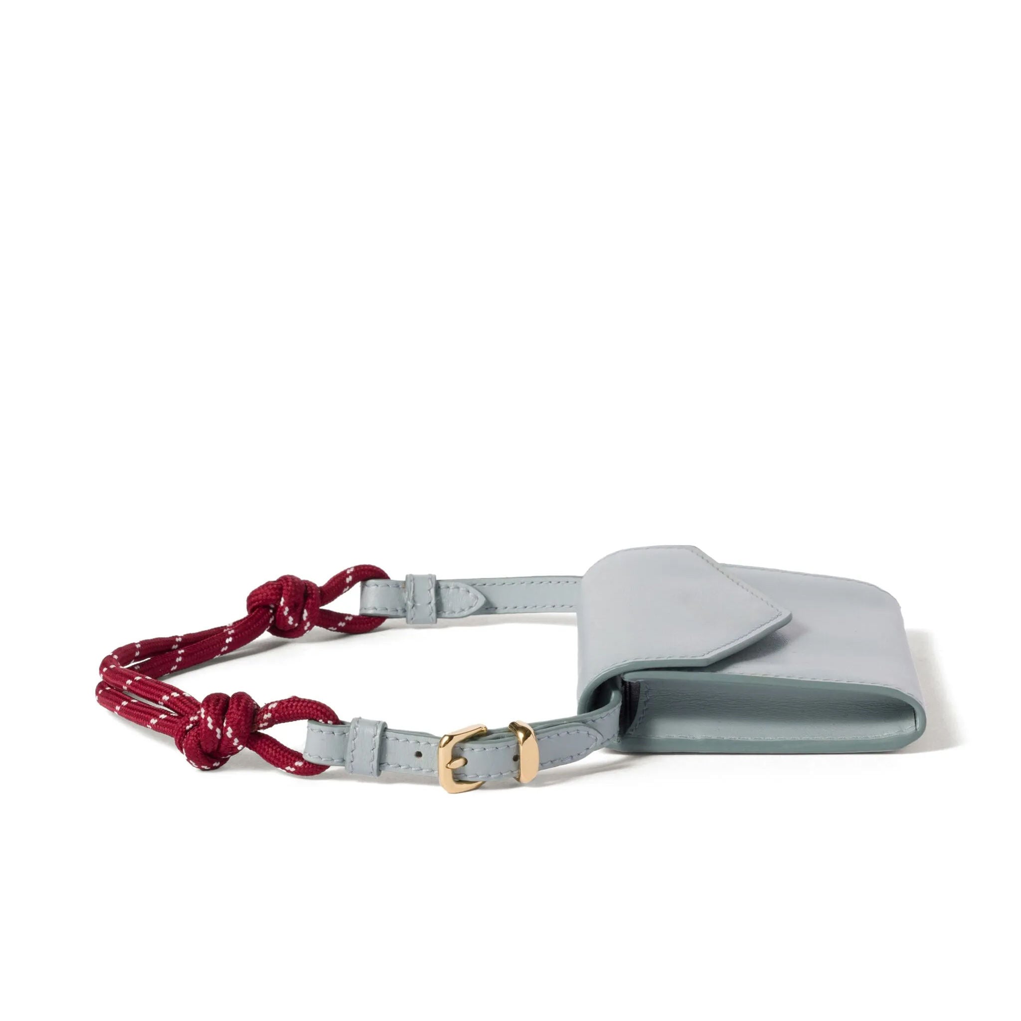 Mini Envelope Crossbody Bag with Colorful Rope Strap
